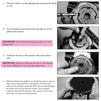 プレストマン ZTSE4439 Pitman Arm Puller Removal tool for International